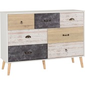 Nordic Merchant Chest White/Distressed Effect
